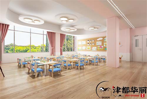 彭阳蓓蕾幼儿园设计方案鉴赏|彭阳幼儿园设计装修公司推荐