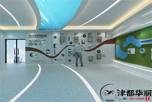 彭阳创新科技展厅设计方案鉴赏|彭阳展厅设计装修公司推荐