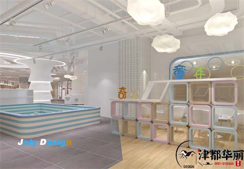 彭阳奇幻童年母婴店设计方案鉴赏|用爱筑起的温馨和舒适