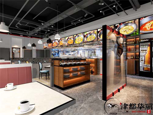 彭阳札萨阁餐厅设计方案鉴赏|彭阳餐厅设计装修公司推荐