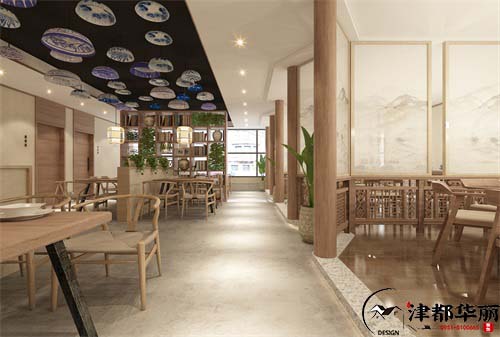 彭阳颐福源餐厅设计方案鉴赏|彭阳餐厅设计装修公司推荐 