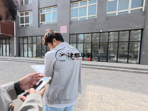 彭阳设计装修公司|彭阳锦禾餐厅设计装修项目现场勘察