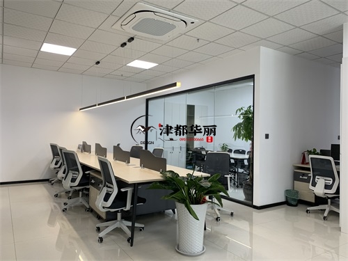 彭阳办公室装修设计项目|津都华丽设计