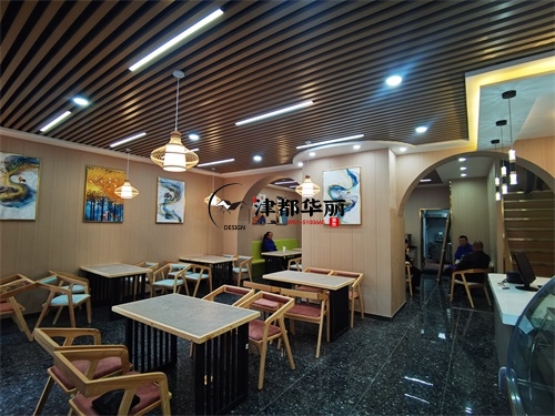 彭阳餐厅装修设计项目|津都华丽设计