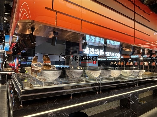 彭阳自助餐厅装修设计项目|津都华丽设计