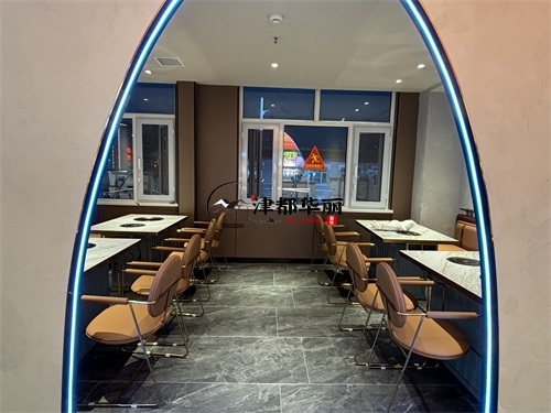 彭阳自助餐厅装修设计项目|津都华丽设计