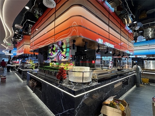 彭阳自助餐厅装修设计项目|津都华丽设计