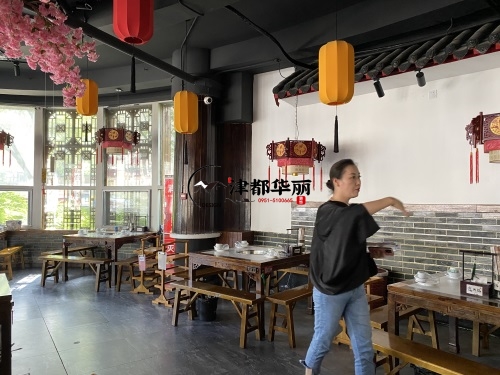 彭阳火锅店装修设计项目|津都华丽设计