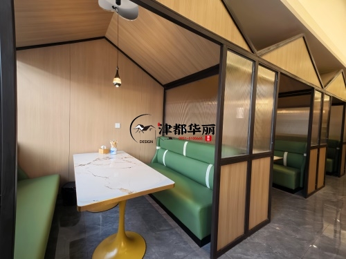 彭阳餐厅装修设计项目|津都华丽设计