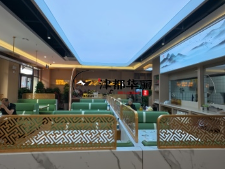 彭阳装修公司推荐|彭阳预海餐厅设计装修实景落地